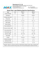 Smart Fiber Laser Marking Machine Specification-1