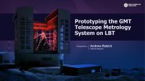 Prototyping GMT Telescope Metrology on LBT - 1