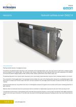 HYDRAULIC SPILLWAY SCREEN EAGLE ®-1
