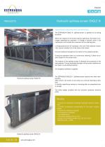 HYDRAULIC SPILLWAY SCREEN EAGLE ®-3