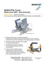 BUSCH Pile Turner Model series SWH - Semi-Automatic - 1