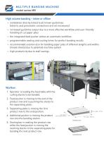 MULTIPLE BANDING MACHINE model series MB - 2