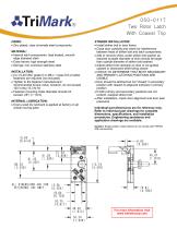 050-0117 Two Rotor Latch With Coaxial Trip - 2