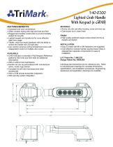 540-0200 Lighted Grab Handle With Keypad (e-GRAB - 2