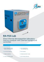 Direct thermal decomposition laboratory mercury analyzer RA-915 Lab - 1