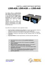 RIEGL LD05-A20, LD05-A30 and LD05-A40-1