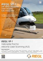 RIEGL VP-1 with RIEGL VUX-Series