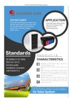 Sacred Sun newly developed deep cycle battery for solar system - 1