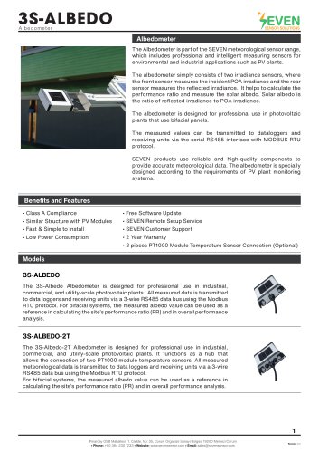 Albedometer (3S-ALBEDO)