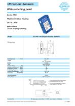 Ultrasonic Sensors - 3