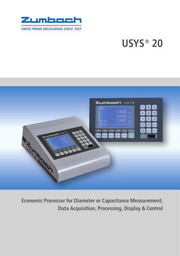 ODAC® 60J - ZUMBACH Electronic AG - PDF Catalogs | Technical