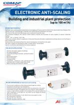 Scale preventers for building and industrial plant protection