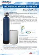 Volumetric Duplex alternating water softeners with metal head - 1