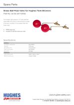 Brass Ball Float Valve for Hughes Tank Showers Datasheet - 1