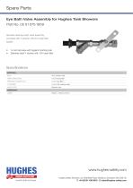 Eye bath valve assembly for tank showers Datasheet - 1