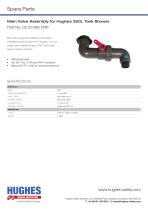 Main Valve Assembly for Hughes 350L Tank Shower Datasheet - 1