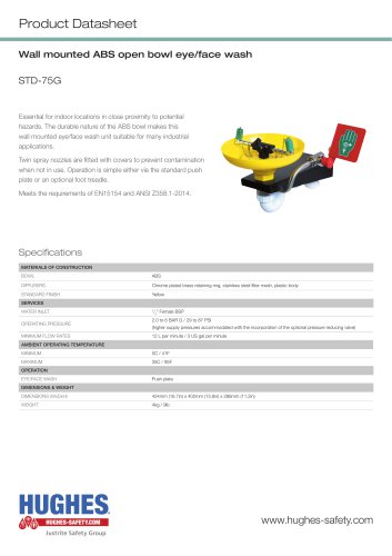 STD-75G Product Datasheet