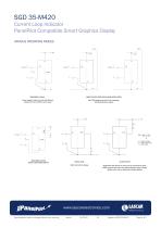 SGD 35-M420, Current Loop Indicator PanelPilot Compatible Smart Graphics Display - 4