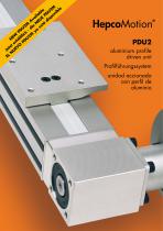 PDU2 aluminium profile driven unit