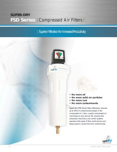 FSD series compressed air filters