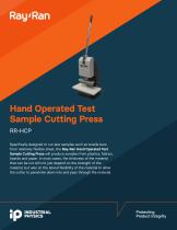Hand Operated Test Sample Cutting Press-1