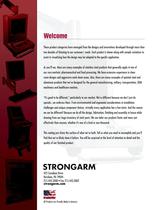 STRONGARM Designs New Full Line Catalogue - 2