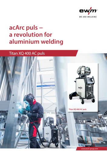 acArc puls &minus; a revolution for aluminium welding