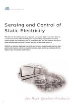 Static Sensors and Ionizers Series Catalog - 2