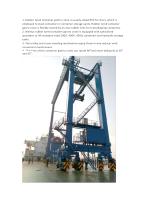 Rubber Tyred Container Gantry Crane-3