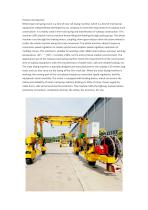 Wheel-type rail laying crane
