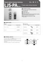 LJS-PA Series Plastic Safety Interlock Switch - 1