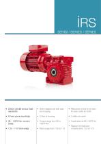 Helical worm geared motor - IRSD - 6