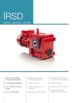 Helical worm geared motor - IRSD - 7