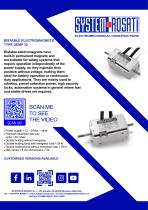 Catalogue bistable electromagnets - 2