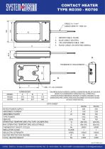 TDS - Contact heater RO350 - RO700 - 1