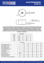 TDS - Holding electromagnet type CT - 1