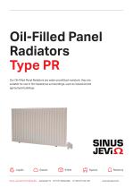 Oil Filled Panel Radiators type PR - Sinus-Jevi Electric Heating B.V ...