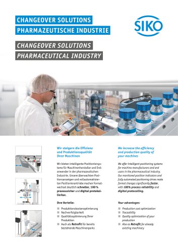 Changeover Soultions I Pharmaceutical Industry