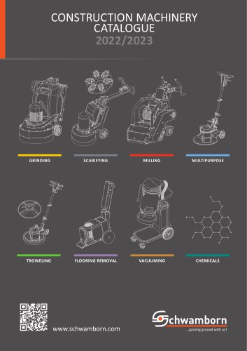 CONSTRUCTION MACHINERY CATALOGUE 2022/2023