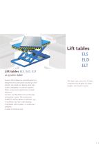 Lift heavy loads with ease Lift tables ELS ELD ELT - 5