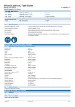 * SDSGLUENEU-A Grease Lubricant, Food Grade-5
