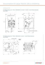 Disconnectors FA range 750VDC 250 to 2000Amp - 4