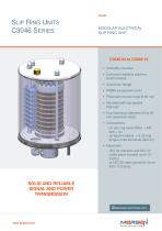 Modular electrical slip ring units Series C3046 - 1