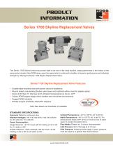 Series 1700 Skyline Replacement Valves-1