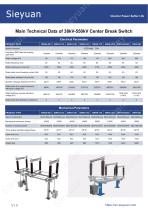 Main Technical Data of 123kV-550kV Vertical Break Switch-2