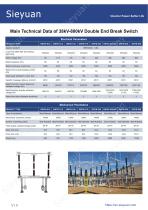 Main Technical Data of 123kV-550kV Vertical Break Switch-3