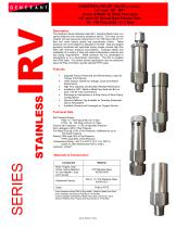 Industrial Relief Valve - Stainless (IRV) - 1