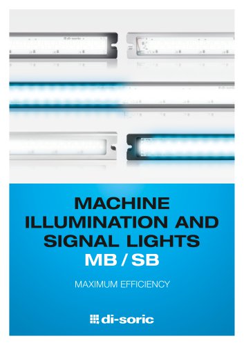 MACHINE ILLUMINATION AND SIGNAL LIGHTS MB / SB