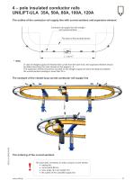 4 - pole insulated conductor rails UNILIFT - ULA - 35A, 50A, 80A, 100A, 120A-13
