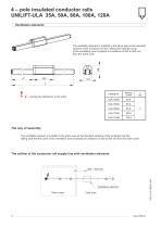 4 - pole insulated conductor rails UNILIFT - ULA - 35A, 50A, 80A, 100A, 120A-14